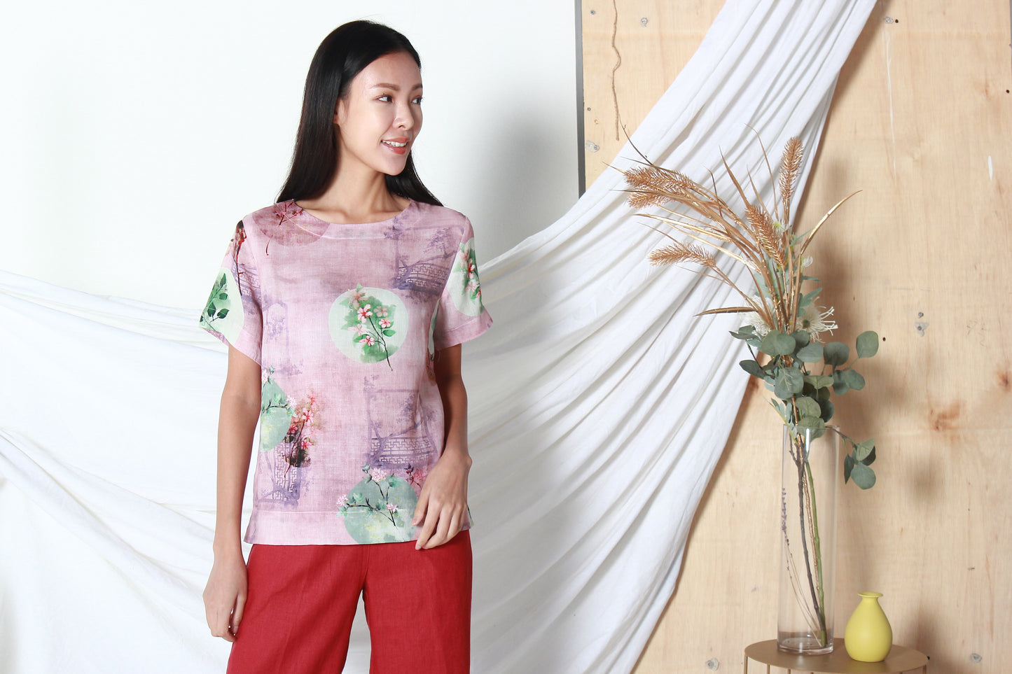 Lilac Jade Emblem Blouse