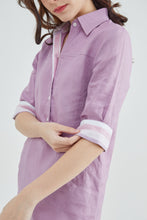 Lilac  Trench Dress Dress