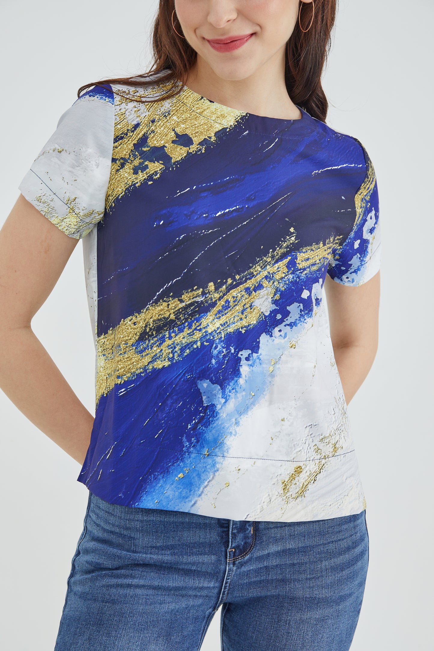 Midnight Gold Women Blouse
