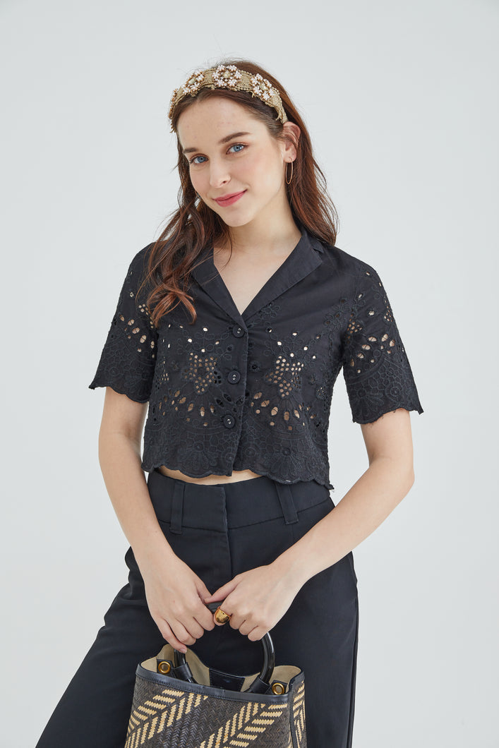 Eylelet Short Shirt