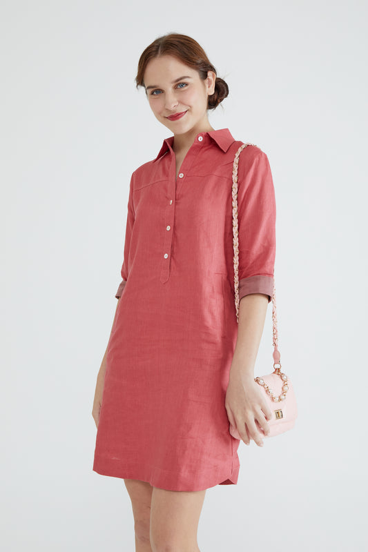 Pink Trench Dress Dress