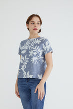 Denim Leaves Women Blouse