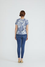 Denim Leaves Women Blouse