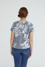 Denim Leaves Women Blouse