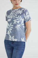 Denim Leaves Women Blouse