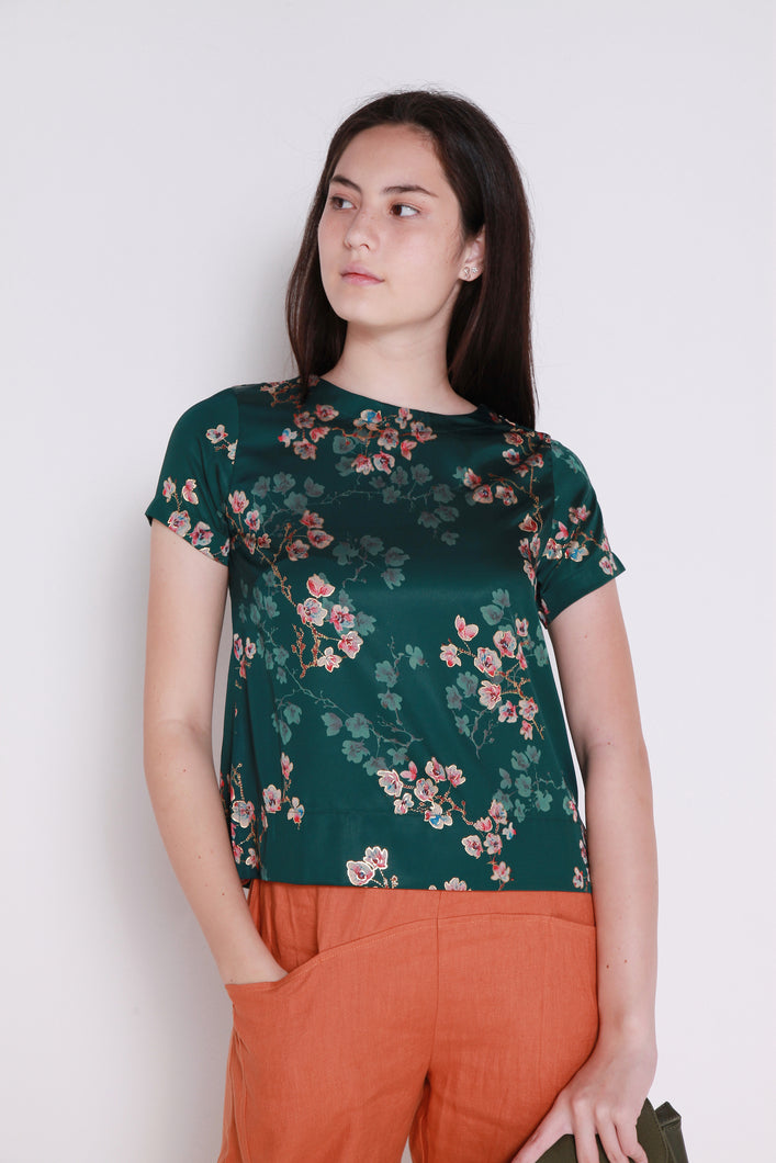 Olivia Sakura Forest Blouse