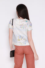 Lavender Floral  Blouse